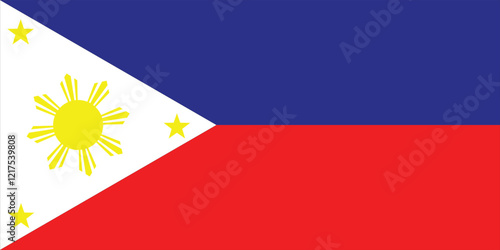 Free Download Philippine National Flag Original Measurement Vactor design - GFXLoad