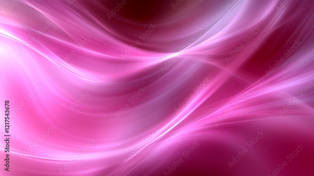 Abstract Pink Waves Flowing Design Background Abstract Pink Waves Flowing Design Background