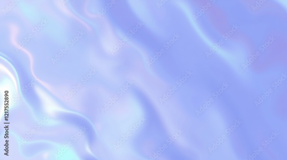 Obraz premium Flowing Pastel Blue Fabric