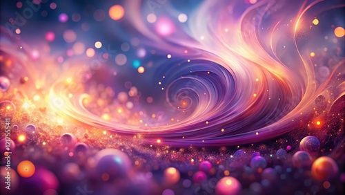 Abstract purple pink background, a swirling bokeh of dreamy ethereal low-light photography.