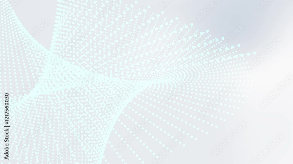 custom made wallpaper toronto digitalBlue lowing particles form waves, a gradient light pattern with white background