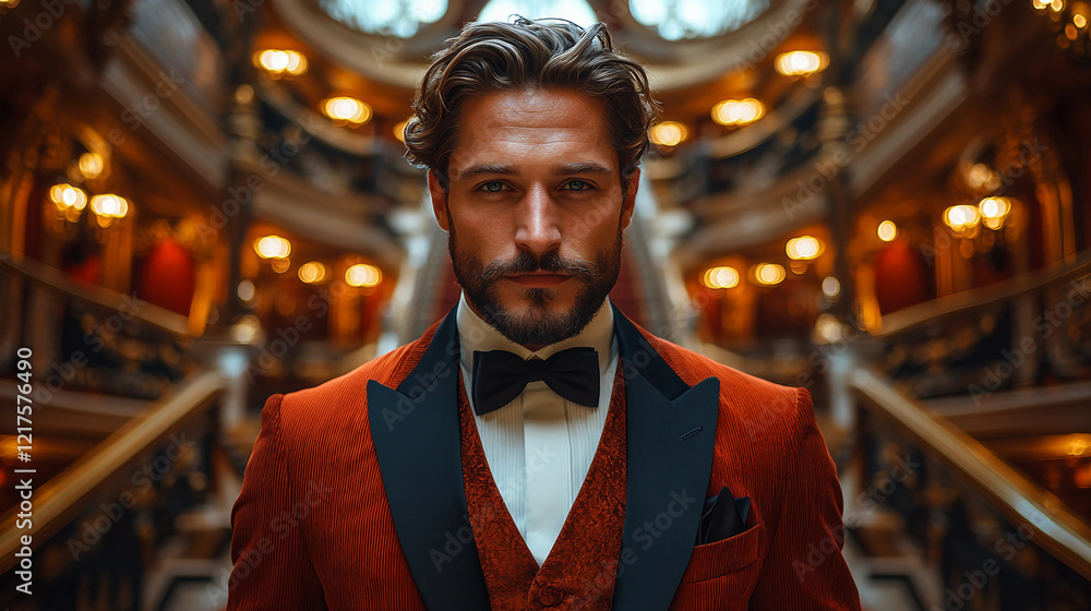 Fototapeta premium portrait of a man in a suit