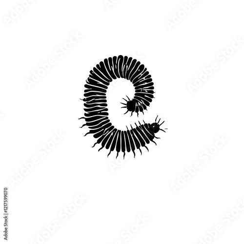 Centipede Vector Logo Design