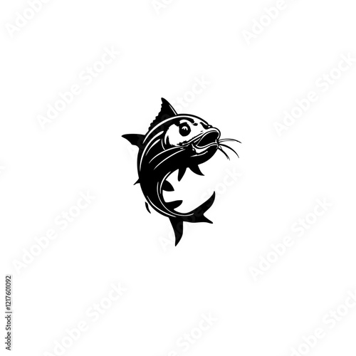 Catfish Vector Logo Design