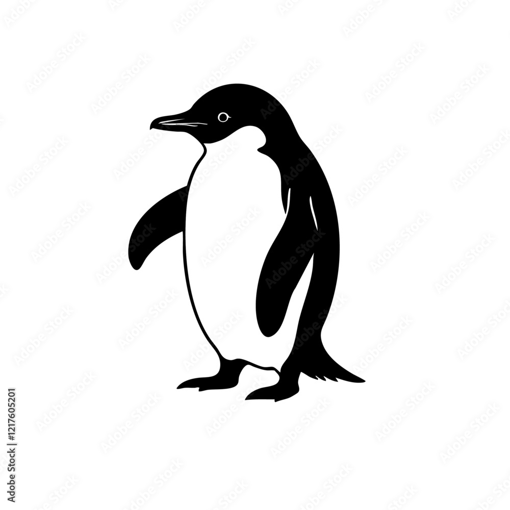 Fototapeta premium Penguin Vector Logo Design