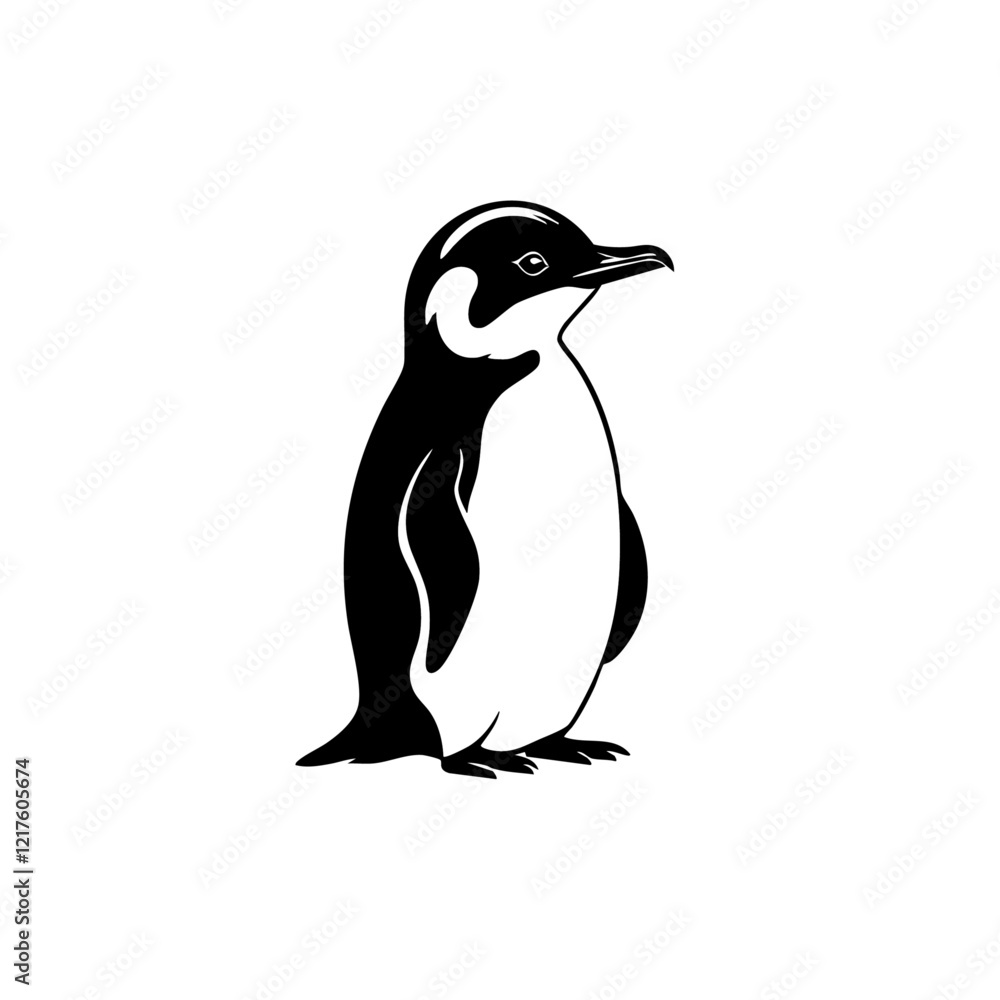 Fototapeta premium Penguin Vector Logo Design