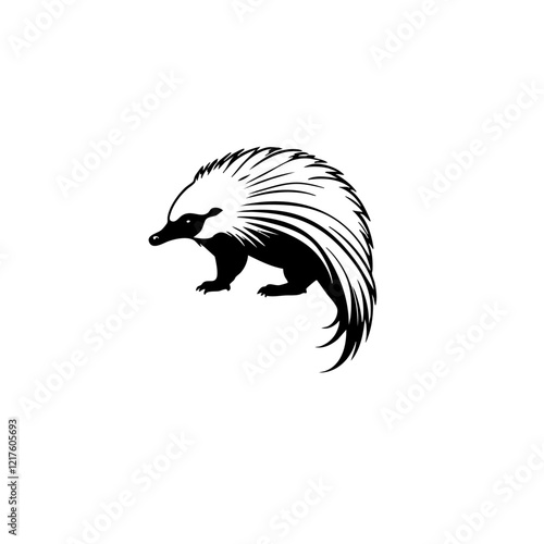 Echidna Vector Logo Design 