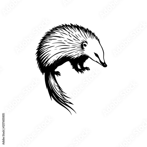Echidna Vector Logo Design 