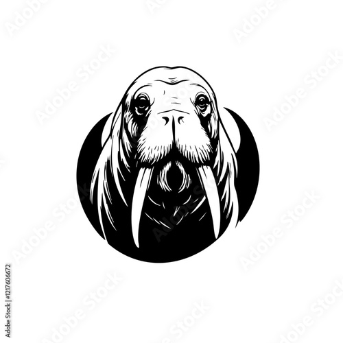 Walrus Vector Logo Design