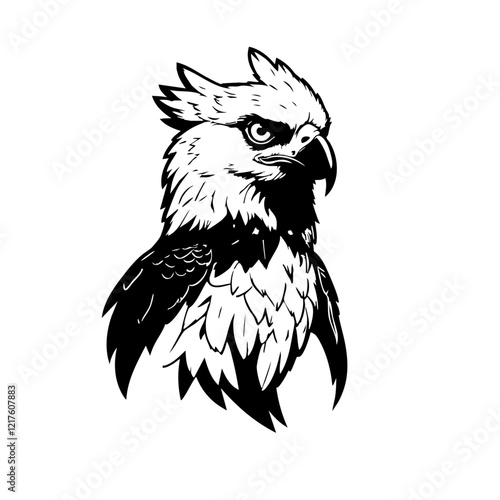 Harpy Eagle Vector Logo Design