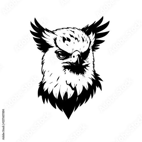 Harpy Eagle Vector Logo Design