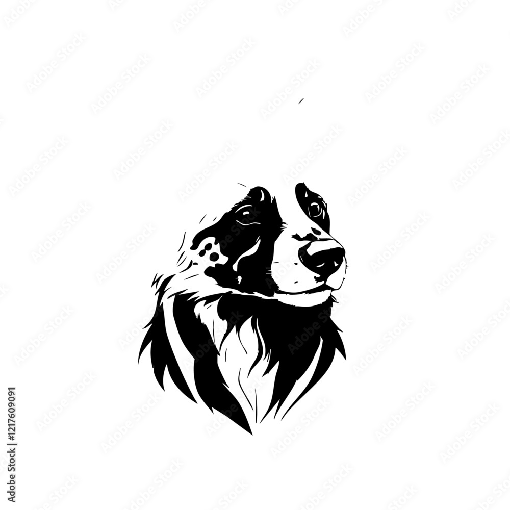 Obraz premium African Wild Dog Vector Logo Design