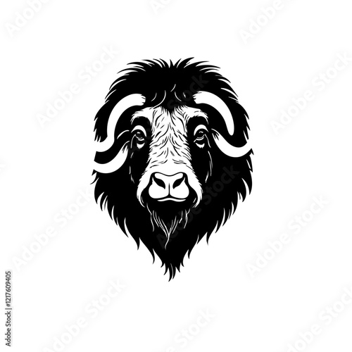 Muskox Vector Logo Design