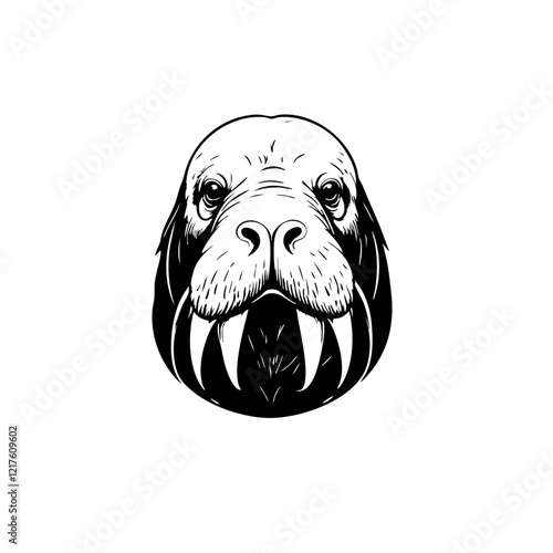 Walrus Vector Logo Design