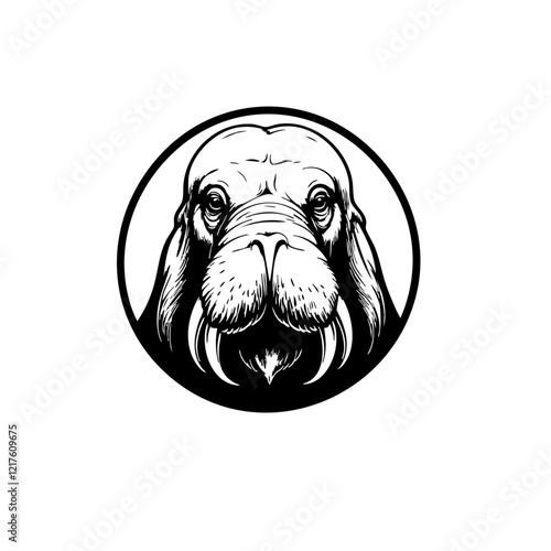 Walrus Vector Logo Design