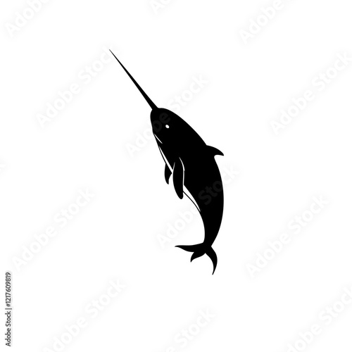 Narwhal Vector Logo Design