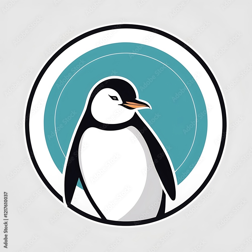 Obraz premium penguin logo image