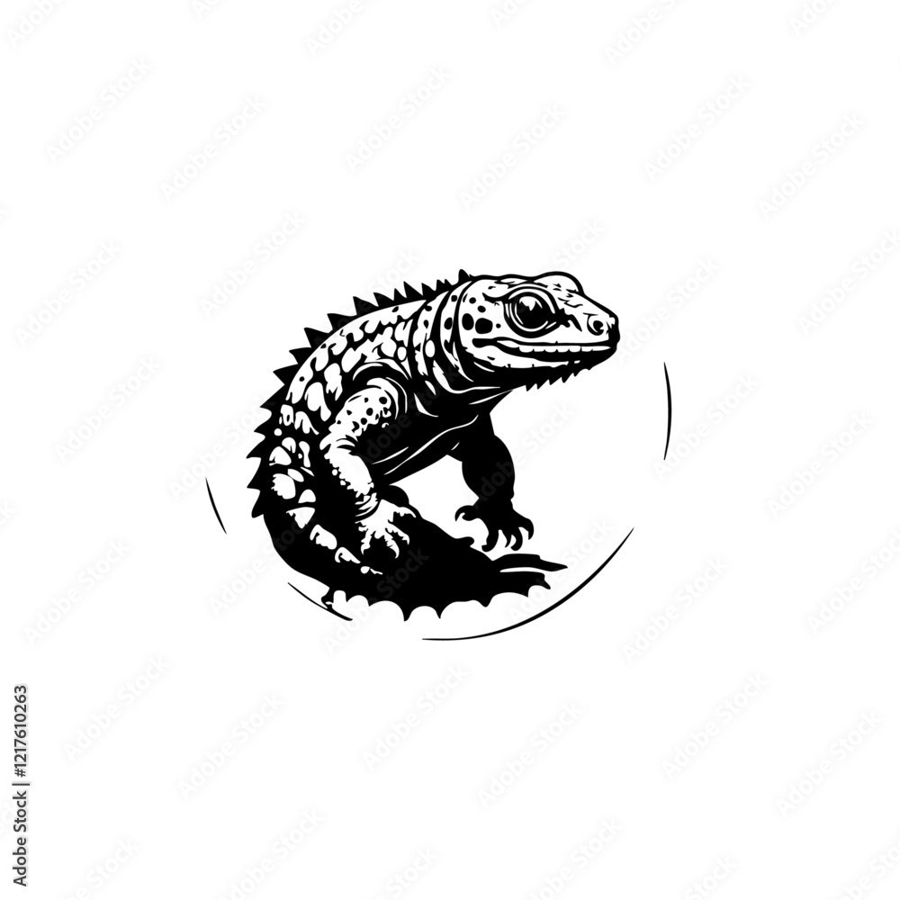 Fototapeta premium Lizard Vector Logo Design