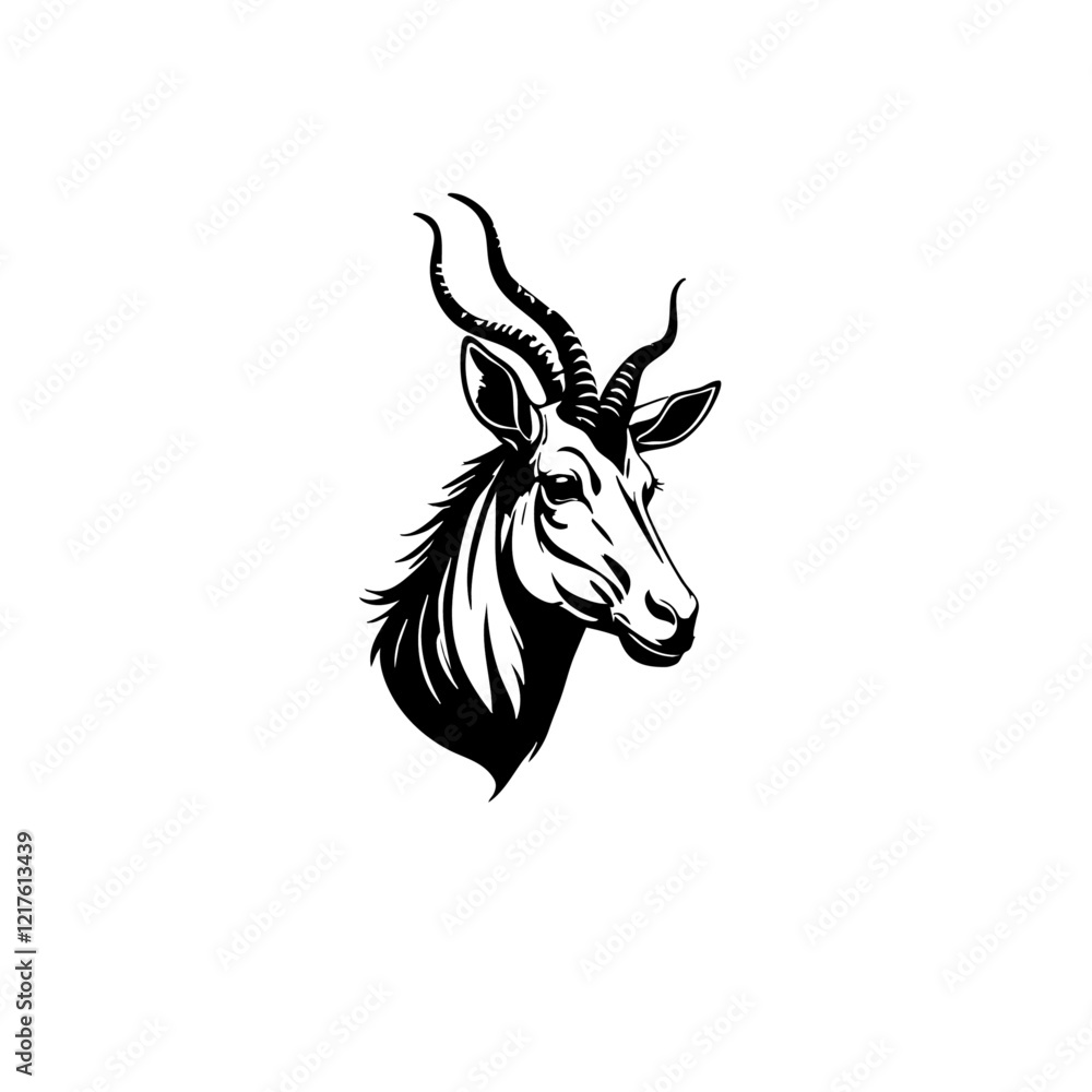 Springbok Vector Logo Design Springbok Vector Logo Design