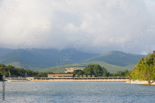 Lake Sukko in Anapa mountain view photo