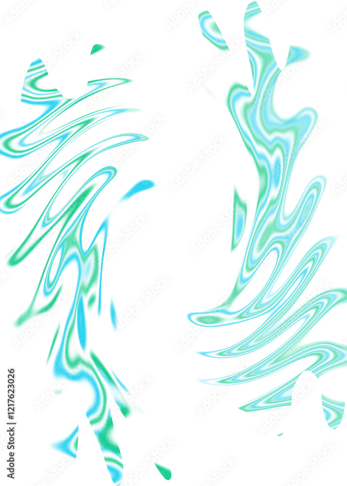 An abstract transparent psychedelic wavy spiral shape design element overlay. An abstract transparent psychedelic wavy spiral shape design element overlay.