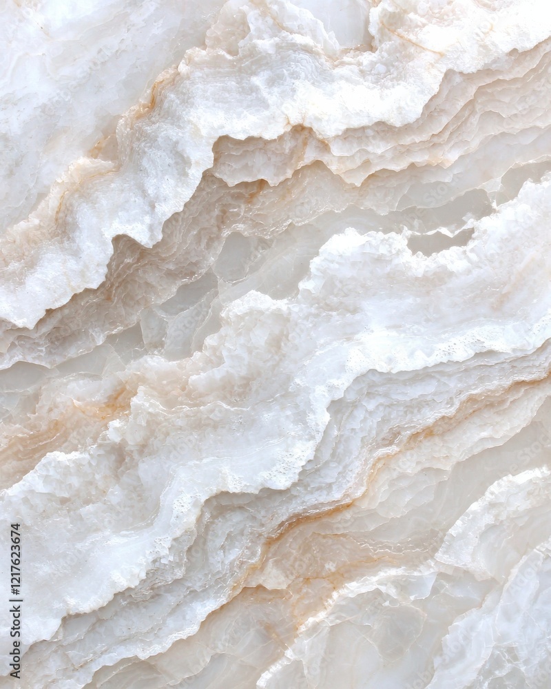 Naklejka premium Textured minimalistic layers in neutral tones abstract background artistic natural stone close-up view
