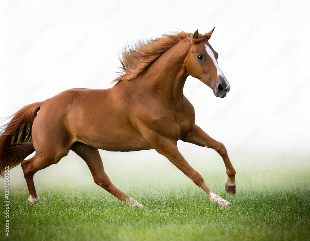 Fototapeta premium horse in the field