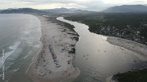 River and Sea - Brazil - Nature - Aerial Images (FHD4K)