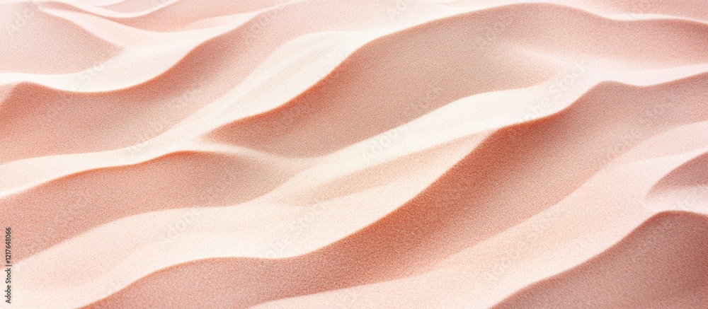 Fototapeta premium Pastel Beach Sand Texture Background for Minimalist Summer Aesthetic with Empty Copy Space for Text and Design Elements