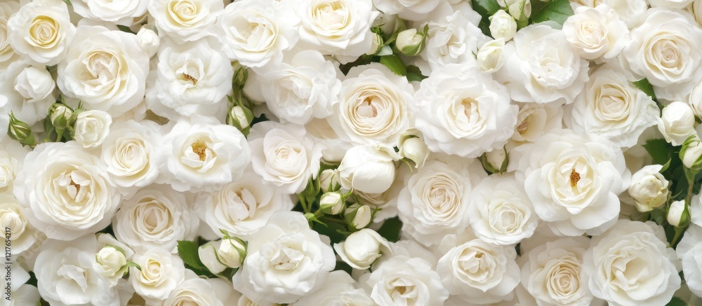 Elegant White Roses Flat Lay Design with Ample Space for Text and Copyspace Ideal for Invitations and Decorative Projects Elegant White Roses Flat Lay Design with Ample Space for Text and Copyspace Ideal for Invitations and Decorative Projects