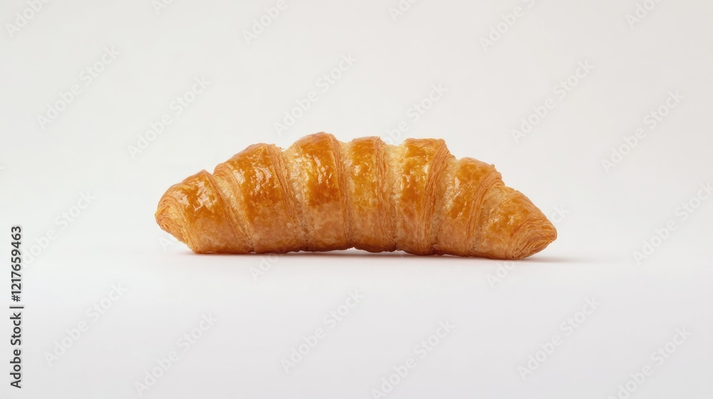 Croissant pastry isolated on white background with copy space for text or graphics Croissant pastry isolated on white background with copy space for text or graphics