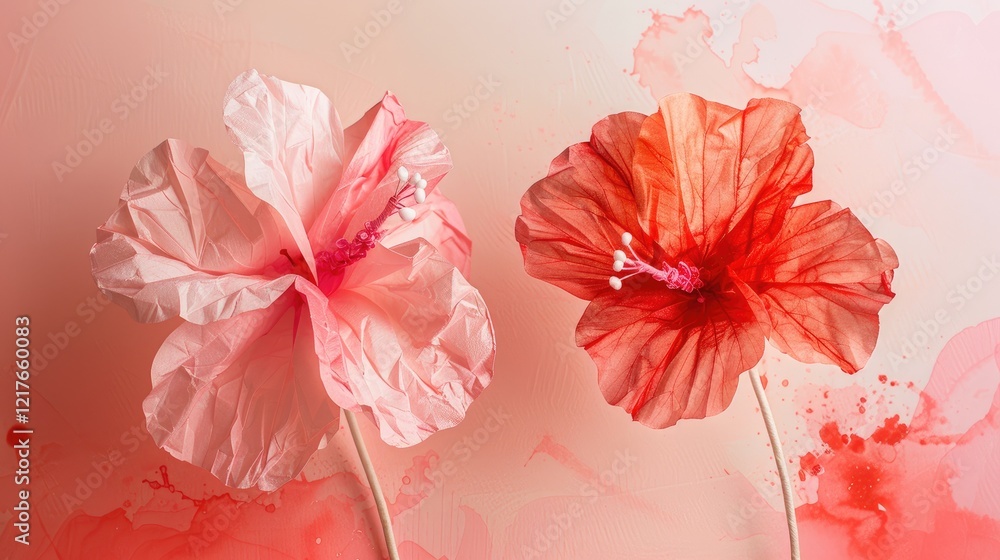 Obraz premium Two flowers 