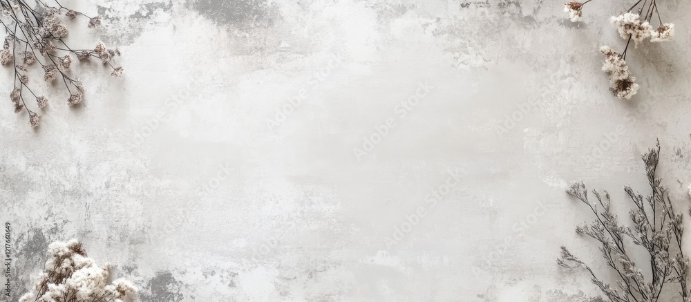 Creative Blank Calendar Template on White Table with Floral Accents and Ample Copyspace for Custom Text and Design Elements Creative Blank Calendar Template on White Table with Floral Accents and Ample Copyspace for Custom Text and Design Elements