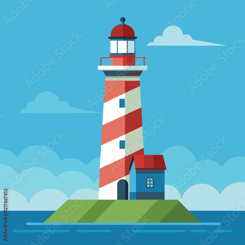 lighthouse on the island