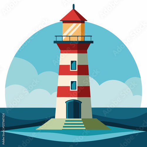 lighthouse on the island