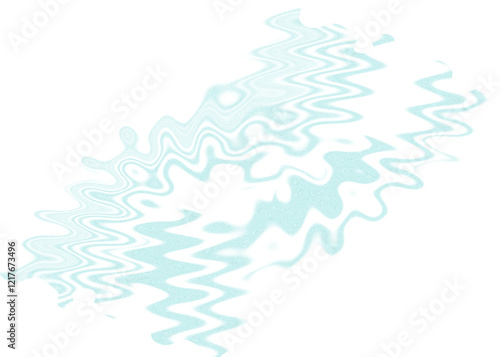 Fotografija An abstract transparent psychedelic wavy spiral design element overlay