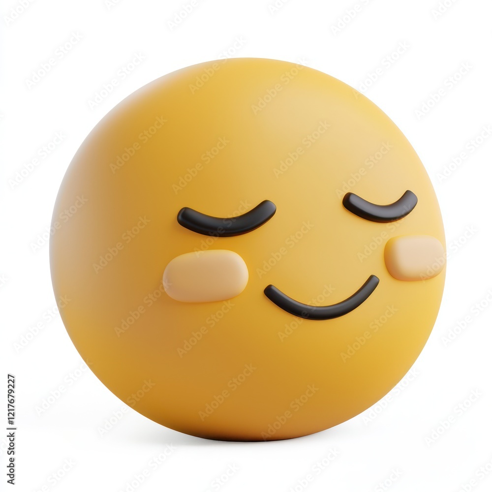 3D stress icon Ideal for themes related to mental health, stress management, and wellness 3D stress icon Ideal for themes related to mental health, stress management, and wellness