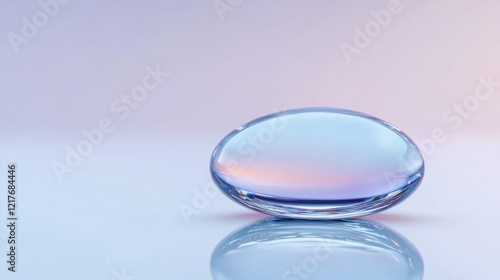 Wallpaper Mural A clear glass sphere with a blue tint Torontodigital.ca