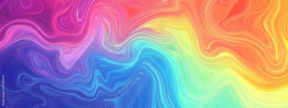Vibrant Swirling Liquid Rainbow Colors Abstract Background Texture Design Vibrant Swirling Liquid Rainbow Colors Abstract Background Texture Design