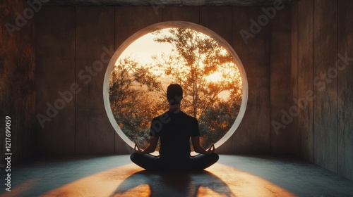 Serene Sunset Meditation: Finding Inner Peace in Nature's Embrace