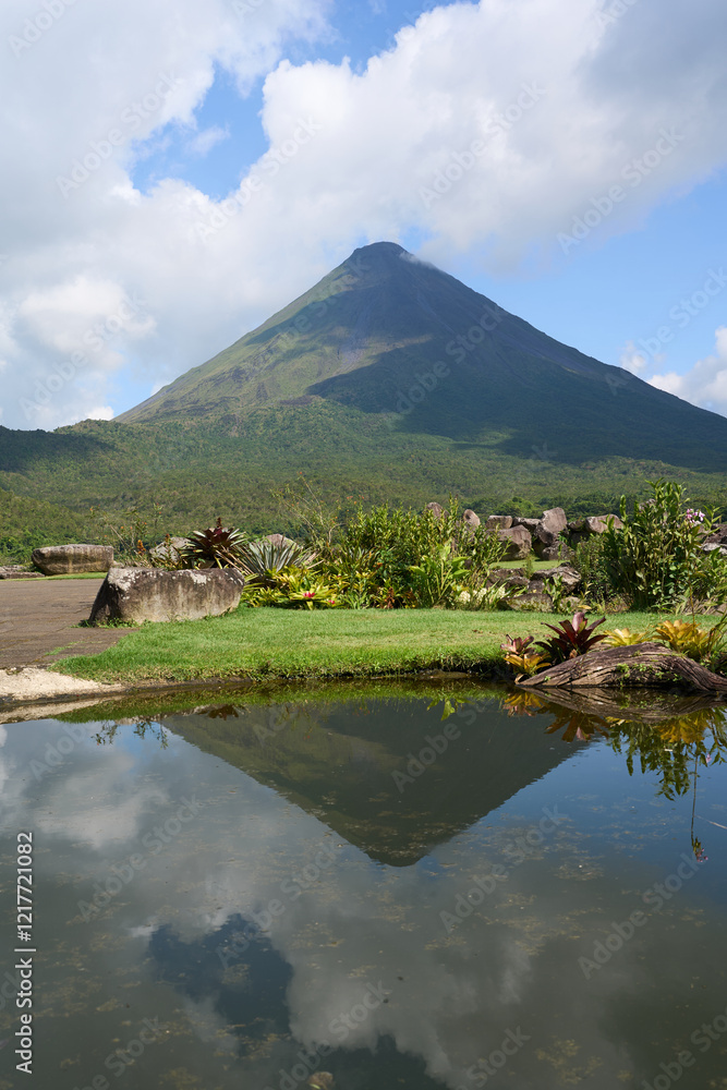 La Fortuna, Costa Rica - November 20, 2024 - walk around the Arenal volcano with breathtaking views in Provincia de Alajuela