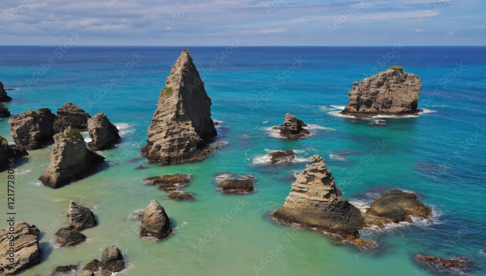 Obraz premium view from the sea