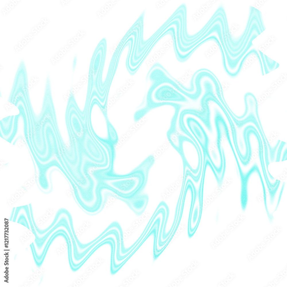 Obraz premium An abstract transparent psychedelic wavy vignette design element overlay.