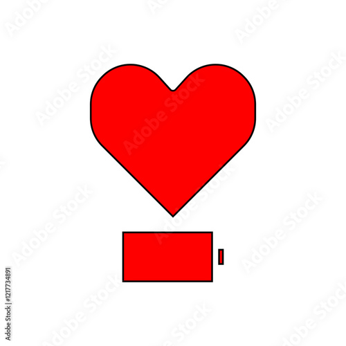 Free Download love design icon, icon with basic love design. - GFXLoad