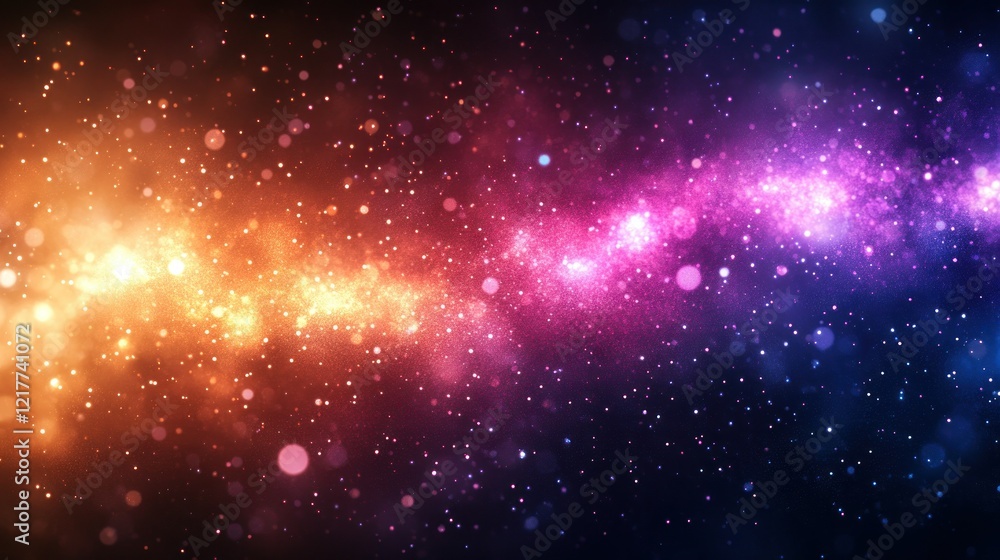 Fototapeta premium Cosmic Nebula Swirl, Galaxy Background, Space Dust, Digital Art, Website Design