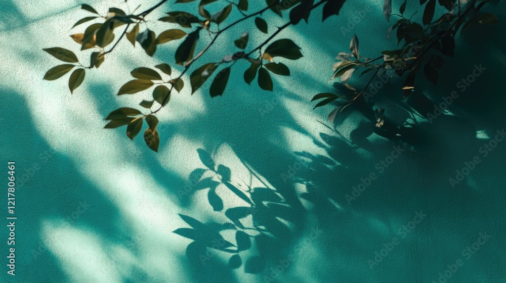 Serene Daylight: A Vibrant Scene of Sunlit Leaves and Shadows Serene Daylight: A Vibrant Scene of Sunlit Leaves and Shadows