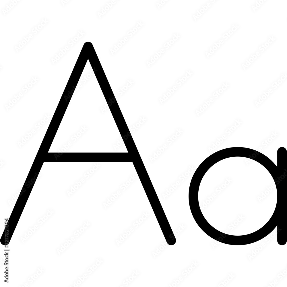 Fototapeta premium type icon