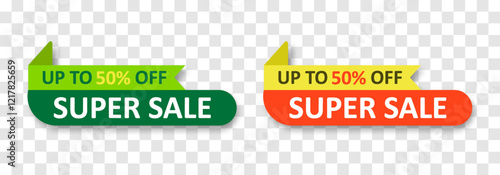 Vector sales label collection. Special offer, discount offer, best price, for promotion media design. Vector illustration isolated on png background