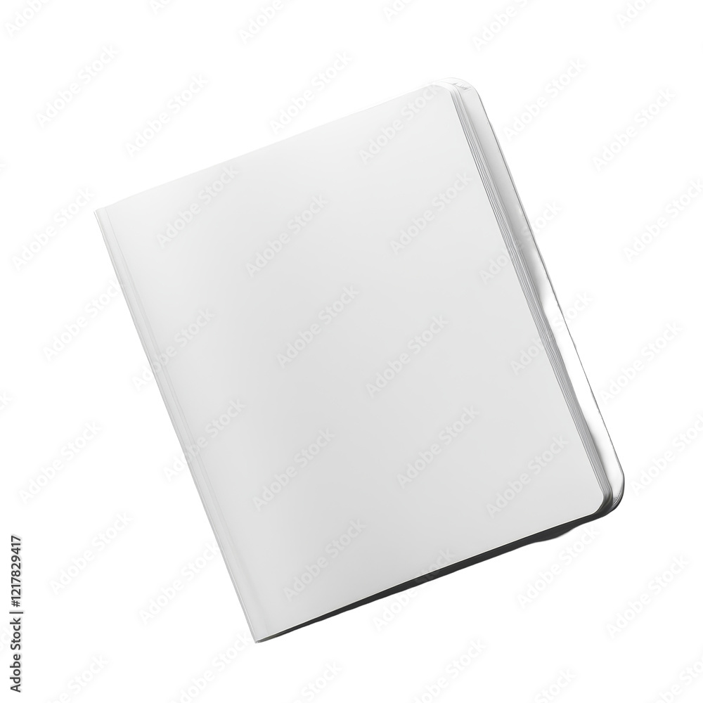 A clean transparent notebook placed flat on a transparent background for creative ideas and organization, transparent note book on transparent backgroundfile A clean transparent notebook placed flat on a transparent background for creative ideas and organization, transparent note book on transparent backgroundfile