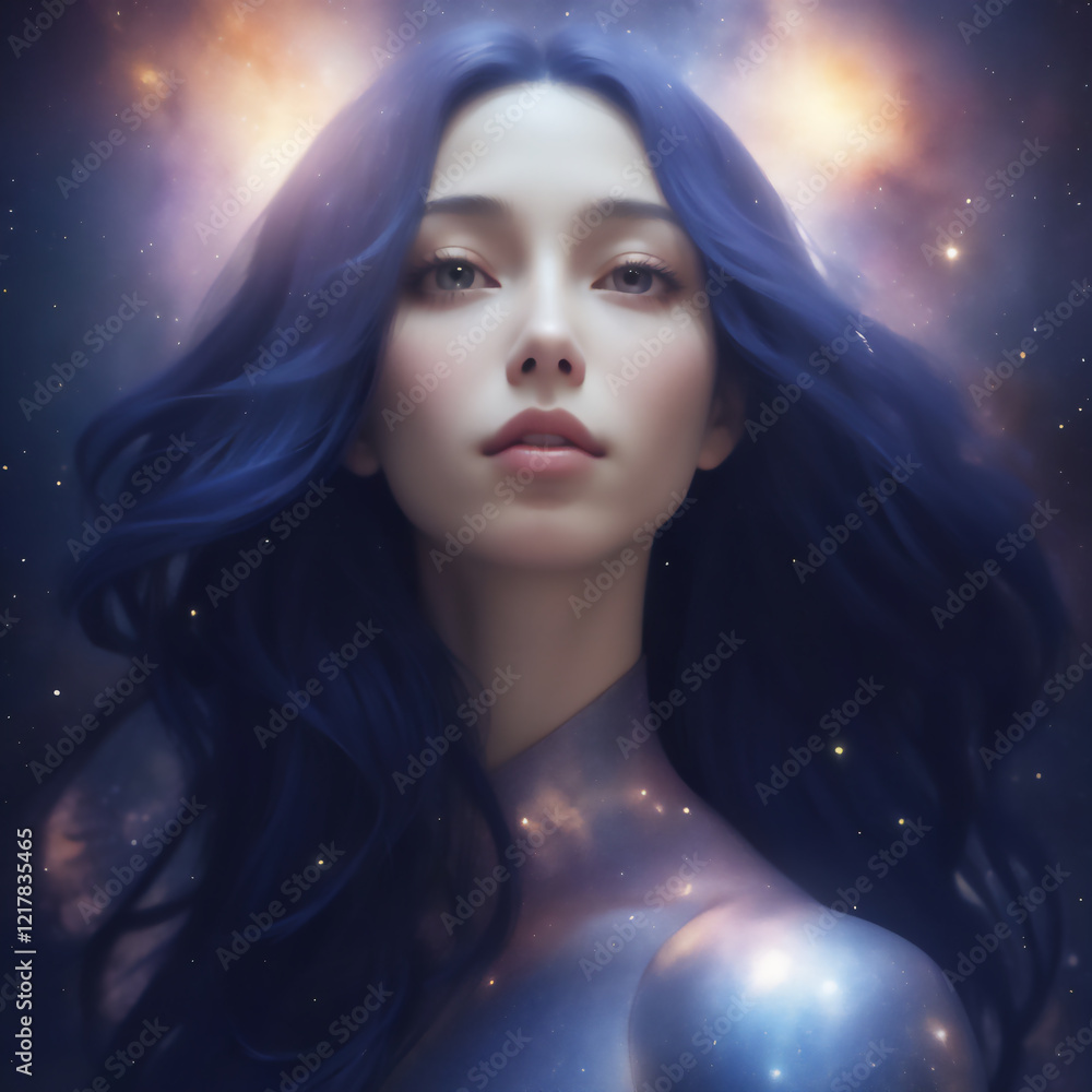 宇宙の女王 AI画像 ジェネレーティブAI 宇宙の女王 AI画像 ジェネレーティブAI